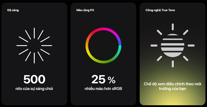 MacBook Pro M2 16GB/512GB sở hữu màn hình chất lượng cao, cực rõ nét